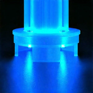 3d Printer With Blue Light (glow:1.36) With Blue Light