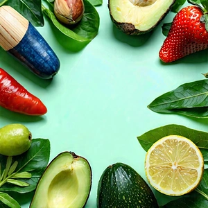Lifestyle Editorial Photography: Wellness Scene With Healthy Food With Variety Fruits