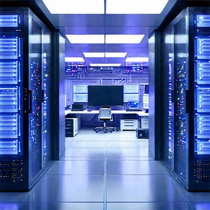 (futuristic:1.18) Server Room With Large Room