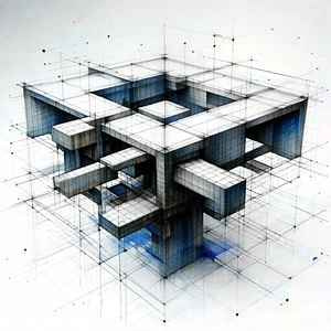 Tech Ink Drawing: Innovative Communication Tool Design With Three-dimensional Model