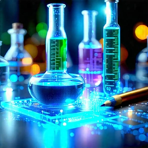 Entertainment Technology In Modern Laboratory With Image, There