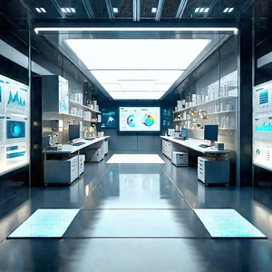 Educational Technology In Manufacturing Facility With Image, There