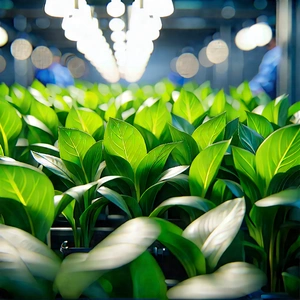 Agricultural Technology In Manufacturing Facility With Large Room