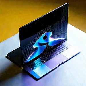 Laptop With Holographic Display With Laptop Computer