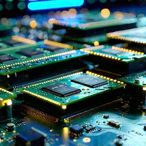 Close-up of memory module