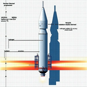 A Rocket Is Shown In A Diagram, With Its Various Parts Labeled