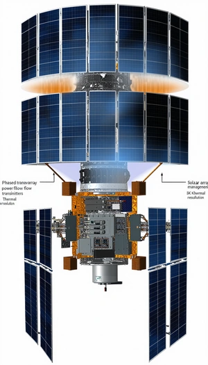 A Space Shuttle With Its Solar Panels Open, Capturing Sunlight To Generate Power