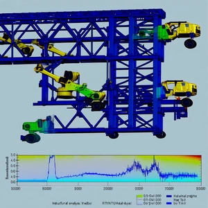 model crane, which large blue