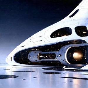 (futuristic:1.4) Digital Workspace With Large, Futuristic