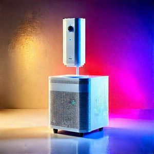 Innovative Smart Appliance Design With White Blue