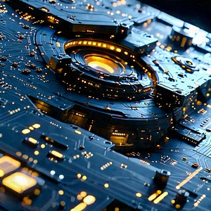 Close-up Of Sensor Array With Image, There