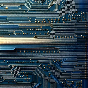 Circuit board with data streams