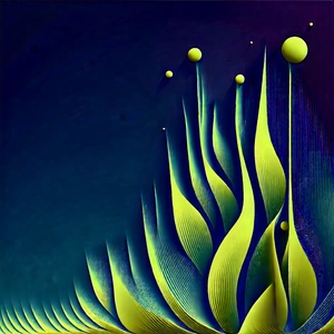 Abstract Generative Art: Abstract interpretation of growth patterns