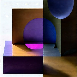Abstract Concept Art: Decay represented through geometric shapes