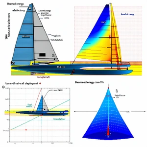 The Image Is A Series Of Diagrams And Graphs Illustrating The Energy Efficiency Of A Sailboat