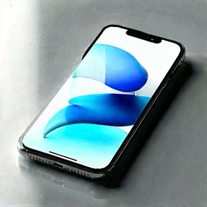 Smartphone With User Interface With Black Iphone