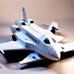 Aerospace Technology In Tech Office With Model Displayed