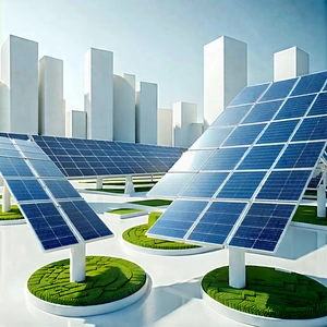 Tech Cinema 4d: Innovative Renewable Energy (design:1.37) With Large Solar