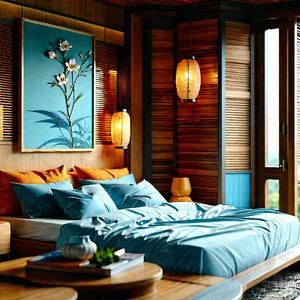 Lifestyle Stock Photography: Bedroom Sanctuary With Organized Space With Large Bedroom