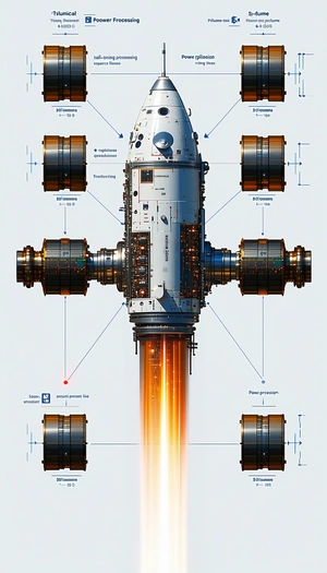 A Diagram Is Displayed Showing The Different Parts Of A Rocket