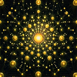 Blockchain Network Visualization With Image, There