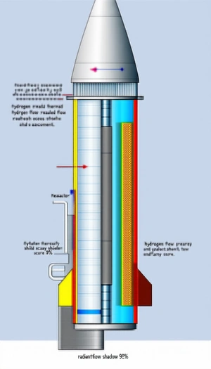 The Image Is A Diagram Of A Large Tower, Likely A Water Tower, With Various Components Labeled