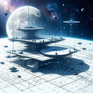 In The Image, There Is A Futuristic Building With A Large Dome On Top