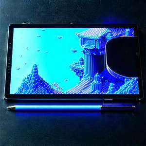 Tablet With Holographic Display With Cell Phone