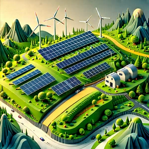Innovative Renewable Energy (design:1.12) With Image, There