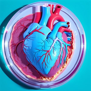 A Close-up Of A Heart, Showcasing Its Intricate Structure And Details
