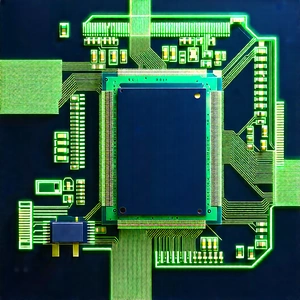 Circuit board with laser scanning