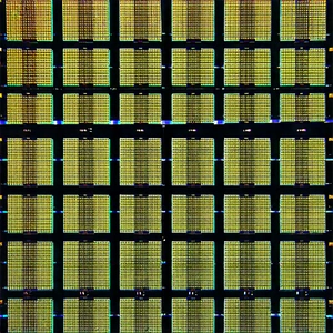 Close-up of sensor array