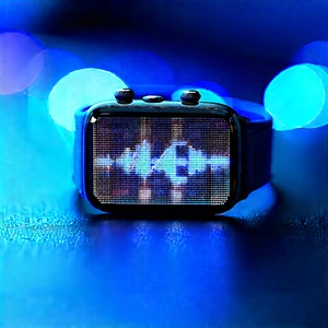 Smart Watch With Holographic Display With Blue Watch
