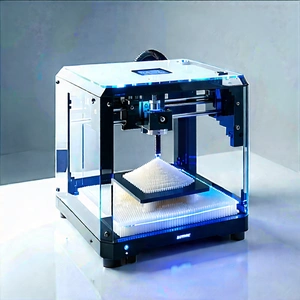 3d Printer With Digital Particles With Printer Shown