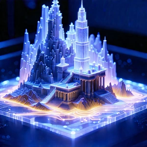 3d Printer With Holographic Projection With Large, Intricate