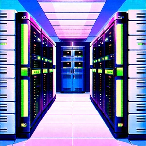 (futuristic:1.22) server room