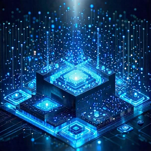 Tech Low Poly: Big Data Visualization With Image, There