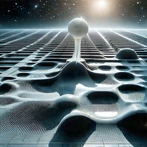 Abstract Architectural Photography: Macro View Of Chemical Reaction With Image, There