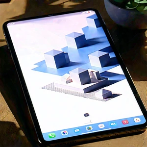 Tablet with (digital:1.32) artwork