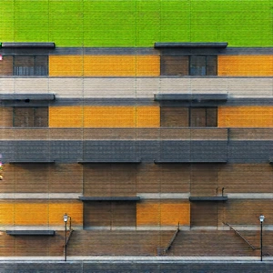 Urban Macro Photography: Aerial view of cultural district