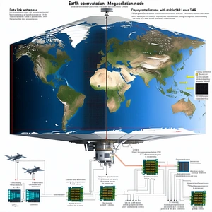 A Large, Detailed Map Of The Earth Is Displayed, Showing The Various Layers Of The Planet