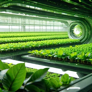 Agricultural technology in (design:1.48) studio