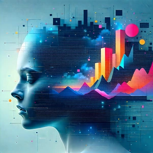 Tech Flat Design: Digital transformation visualization