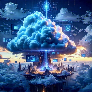 (cloud:1.25) Computing Visualization With Image, There