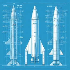 The Image Is A Blueprint Of A Space Shuttle, Showing The Different Parts Of The Shuttle