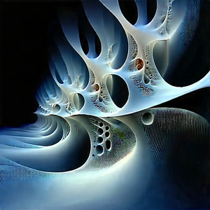 Futuristic Research Laboratory With Image, There