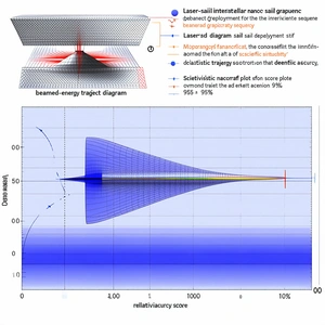 graphic representation laser sail