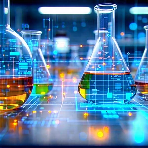 Educational Technology In Modern Laboratory With Image, There