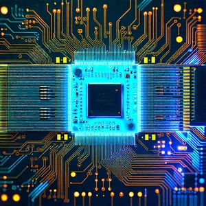 Circuit board with holographic projection