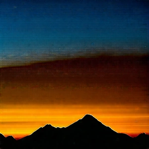 Nature Aerial Photography: (mountain:1.35) Range During Night With Captures Beautiful